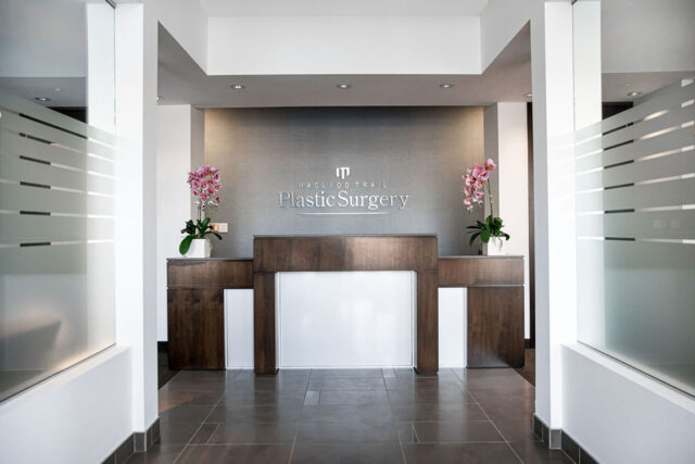 View from Inside Entry hall of Macleod Trail Plastic Surgery Calgary
